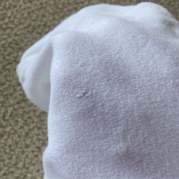 J.L. Plum Vintage White Turtleneck Size Medium Casual Stretch Cotton GUC - Picture 7 of 7